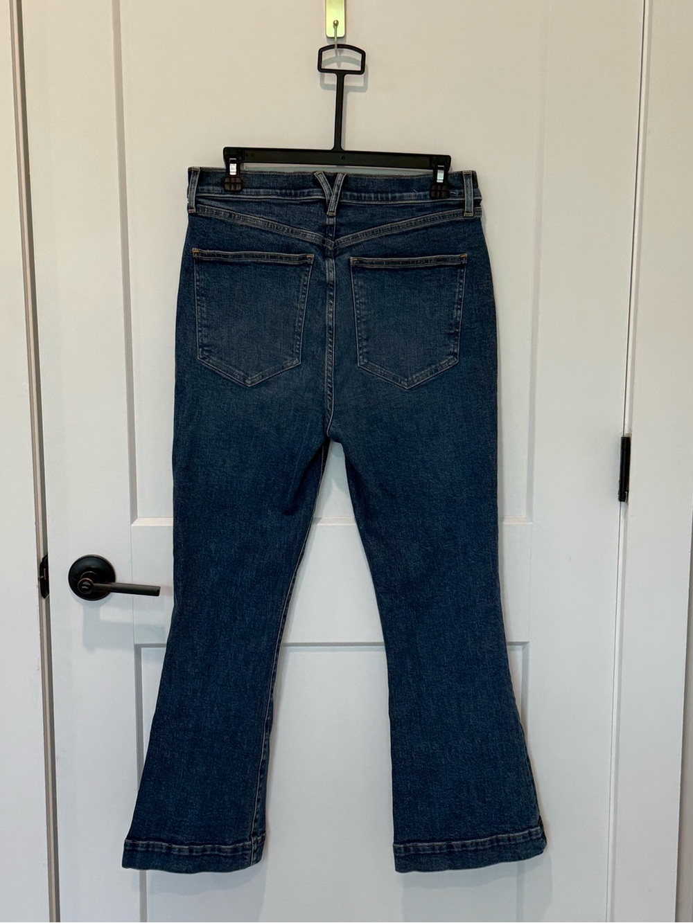 Veronica Beard Carson High Rise Ankle Kick-Flare Jeans | Roadside Blue | Size 30 - Picture 5 of 7